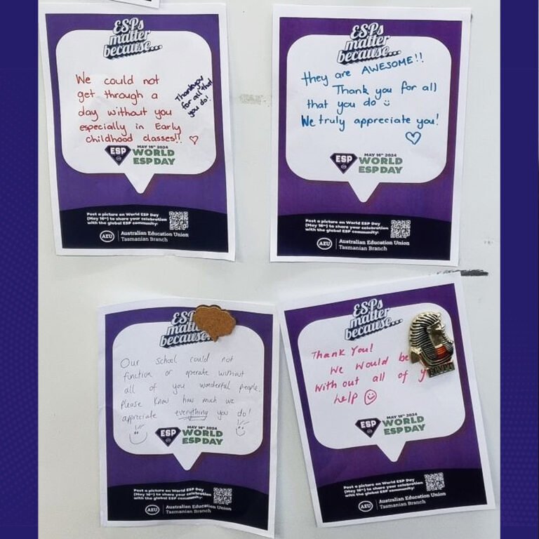 World Education Support Staff (ESP) Day - Australian Education Union ...